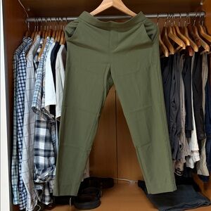 Banana Republic Forest Green Hayden Pants
